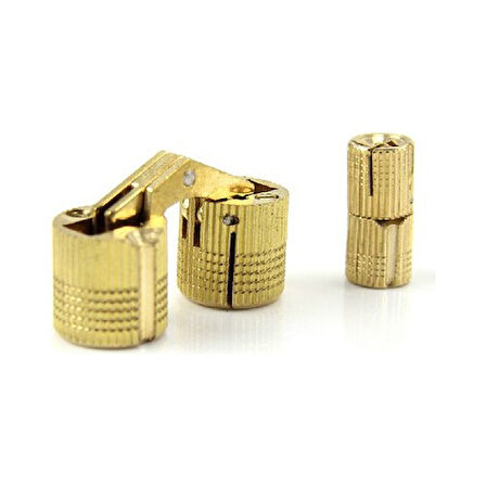 Silindir Masa Menteşesi Pirinç 10mm - 2 Adet