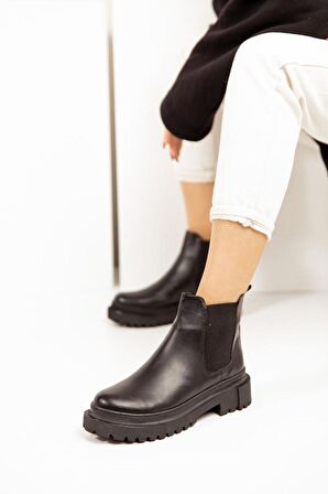 Cozy Kenar Lastikli , Kaydırmaz , Esnek ve Kalın Tabanlı Kadın Bot