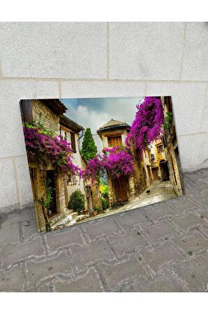 Alaçatı Sokakları Manzara Tablosu |kanvas Tablo