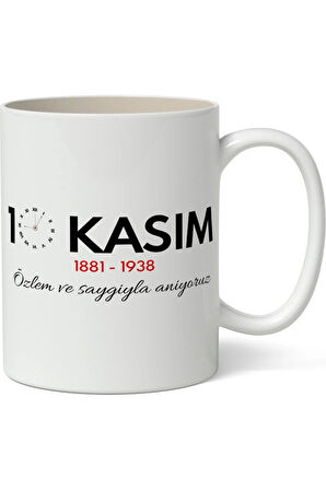 Kişiye Özel| Kişiselleştirilebilir 10 Kasım ATATÜRK Baskılı Kupa