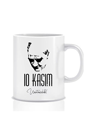 1881-193∞ Baskılı Porselen Kupa – Özel 10 Kasım Hatıra Ürünü