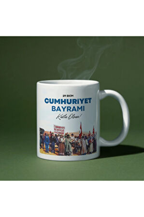 Kişiye Özel| Kişiselleştirilebilir 29 Ekim CUMHURİYET Baskılı Kupa