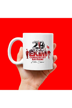 Kişiye Özel| Kişiselleştirilebilir 29 Ekim CUMHURİYET Baskılı Kupa