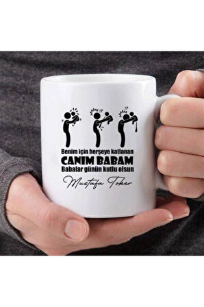 Babalar Gününe Özel|Babanız İçin Kişiselleştirilebilir Hediye Kupa Bardak