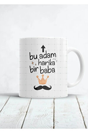 Babalar Gününe Özel|Babanız İçin Kişiselleştirilebilir Hediye Kupa Bardak