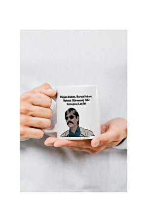 Kurtlar Vadisi Pala Keklik Tasarımlı Hediye Kupa Bardak