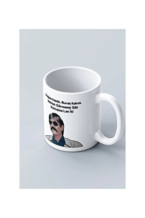 Kurtlar Vadisi Pala Keklik Tasarımlı Hediye Kupa Bardak