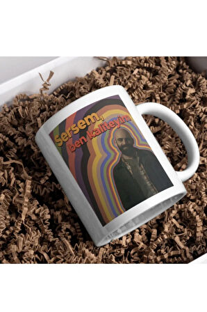 Gibi İlkkan Sersem Ben Kaliteyim Tasarımlı Hediye Kupa Bardak