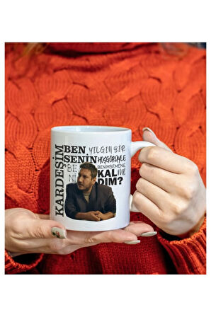 Gibi Yılmaz Yılgın Hoşgörü Tasarımlı Hediye Kupa Bardak