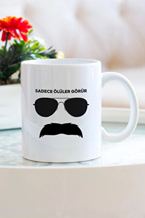 Pala Sadece Ölüler Görür Tasarımlı Hediye Kupa Bardak