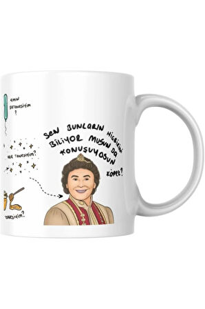 Prens Dizi Ben Kimin Arkadaşıyım Tasarımlı Hediye Kupa Bardak