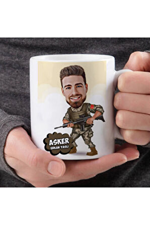 Sevgileye-Arkadaşa Özel Hediyelik|Kişiselleştirilebilir Karikatür Hediye Kupa Bardak