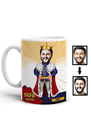 Sevgileye-Arkadaşa Özel Hediyelik|Kişiselleştirilebilir Karikatür Hediye Kupa Bardak