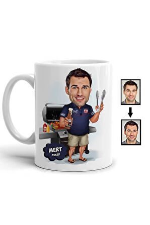 Sevgileye-Arkadaşa Özel Hediyelik|Kişiselleştirilebilir Karikatür Hediye Kupa Bardak