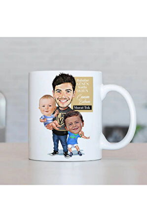 Sevgileye-Arkadaşa Özel Hediyelik|Kişiselleştirilebilir Karikatür Hediye Kupa Bardak