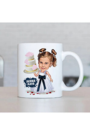 Sevgileye-Arkadaşa Özel Hediyelik|Kişiselleştirilebilir Karikatür Hediye Kupa Bardak