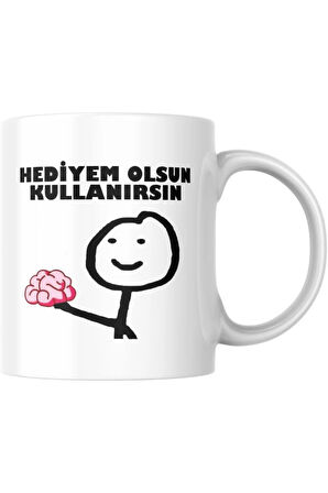 Sevgileye-Arkadaşa Özel Espirili Hediyelik|Kişiselleştirilebilir Komik Hediye Kupa Bardak