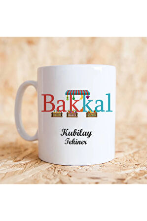 Mesleklere Özel Hediyelik|Kişiselleştirilebilir Bakkal Hediye Kupa Bardak