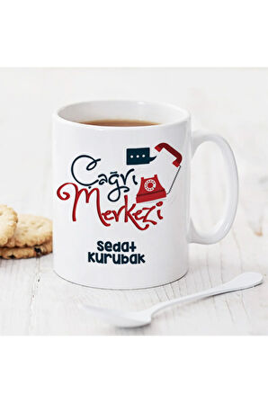 Mesleklere Özel Hediyelik|Kişiselleştirilebilir Çağrı Merkezi Hediye Kupa Bardak