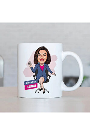 Mesleklere Özel Hediyelik|Kişiselleştirilebilir Patron-Müdür Hediye Kupa Bardak