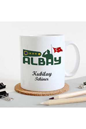 Mesleklere Özel Hediyelik|Kişiselleştirilebilir Albay Hediye Kupa Bardak