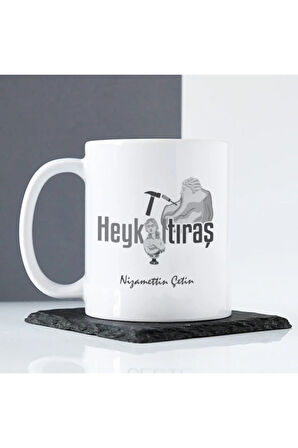 Mesleklere Özel Hediyelik|Kişiselleştirilebilir Heykeltraş Hediye Kupa Bardak