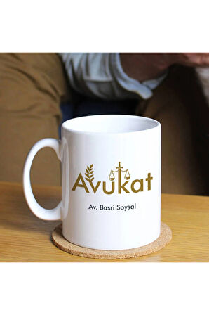 Mesleklere Özel Hediyelik|Kişiselleştirilebilir Avukat 2 Hediye Kupa Bardak