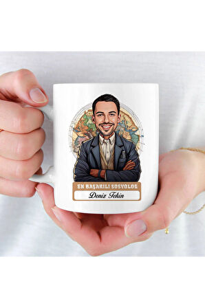 Mesleklere Özel Hediyelik|Kişiselleştirilebilir Sosyolog Hediye Kupa Bardak