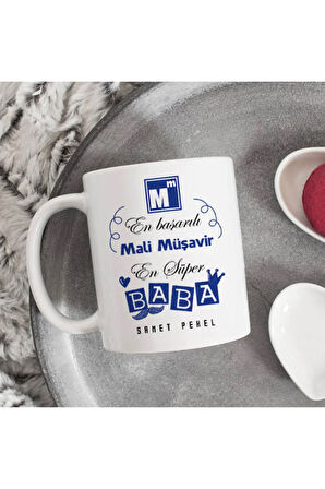 Mesleklere Özel Hediyelik|Kişiselleştirilebilir Mali Müşavir Hediye Kupa Bardak