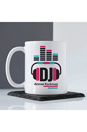 Mesleklere Özel Hediyelik|Kişiselleştirilebilir Dj-Müzik-Club Hediye Kupa Bardak