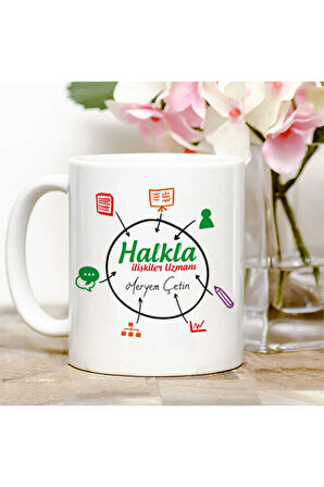 Mesleklere Özel Hediyelik|Kişiselleştirilebilir Halkla İlişkiler Şöförü Hediye Kupa Bardak