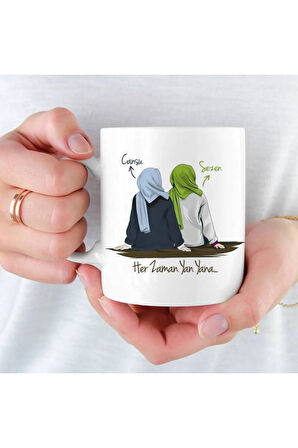 Sevgileye-Arkadaşa Özel Hediyelik|Kişiselleştirilebilir Hediye Kupa Bardak