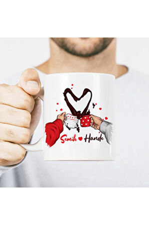 Sevgileye-Arkadaşa Özel Hediyelik|Kişiselleştirilebilir Hediye Kupa Bardak