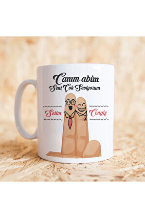 Sevgileye-Arkadaşa Özel Hediyelik|Kişiselleştirilebilir Hediye Kupa Bardak