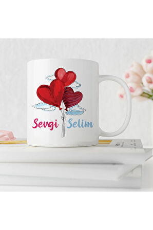 Sevgililer Gününe Özel| Kişiselleştirilebilir Sevgiliye Hediye Kupa Bardak