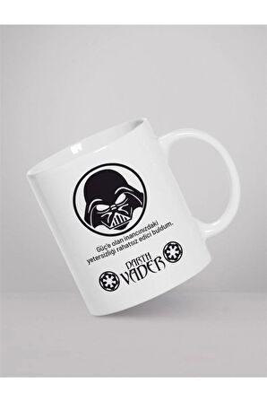 Dizi-Film Hayranlarına Özel| Hediyelik Dart Vader Baskılı Kupa Bardak