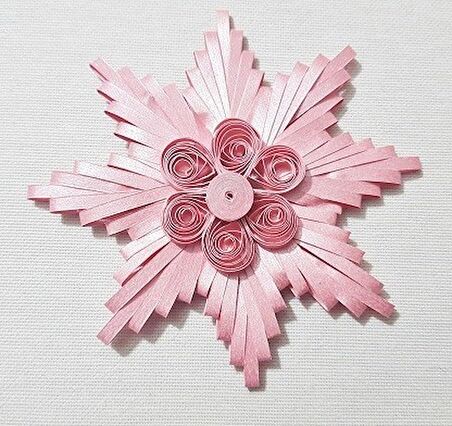 Hayal 10mm Pembe Renkli Quilling Kağıdı - 50'li sedefli