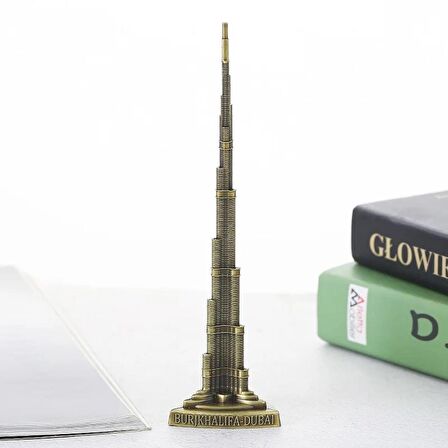 Dekoratif Burj Khalifa Metal Biblo