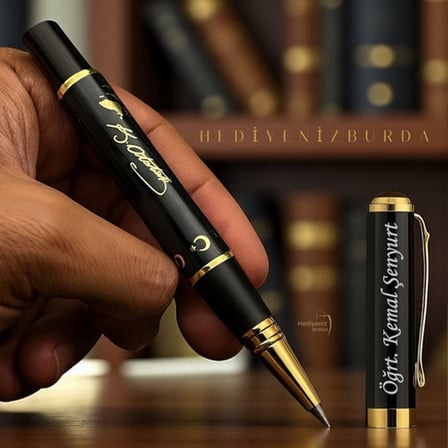 Kişiye Özel Atatürk Temalı Lüks Metal Roller İmza Kalemi – Özel Kutulu