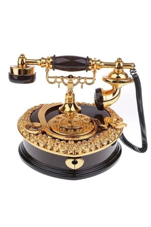 Nostaljik Telefon Müzik Kutusu
