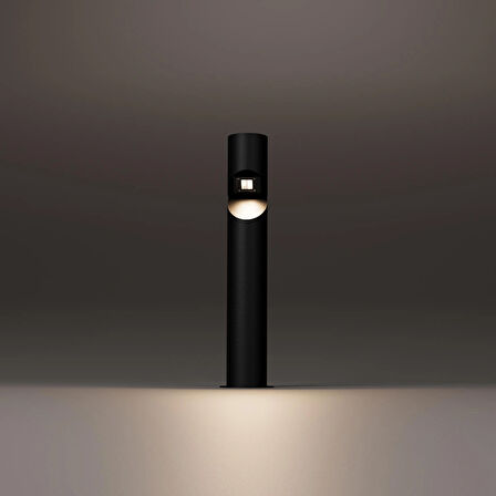 Liva Alüminyum Modern Oval Bahçe Aydınlatması