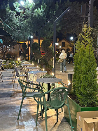 Liva Alüminyum Modern Oval Bahçe Aydınlatması