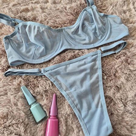 Bralet Sütyen Takımı ( Sütyen & Tanga ) Iç Çamaşırı Takımı