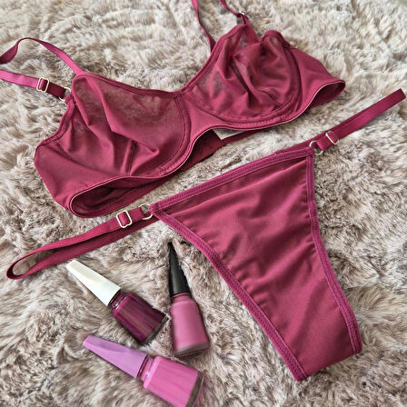 Bralet Sütyen Takımı ( Sütyen & Tanga ) Iç Çamaşırı Takımı