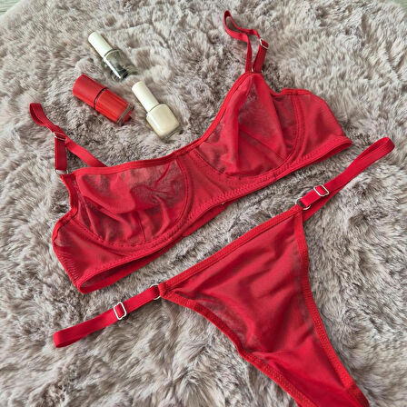 Bralet Sütyen Takımı ( Sütyen & Tanga ) Iç Çamaşırı Takımı