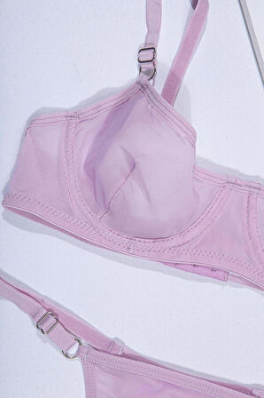 Bralet Sütyen Takımı ( Sütyen & Tanga ) Iç Çamaşırı Takımı