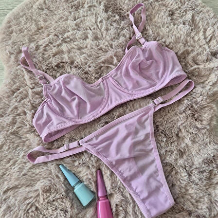 Bralet Sütyen Takımı ( Sütyen & Tanga ) Iç Çamaşırı Takımı