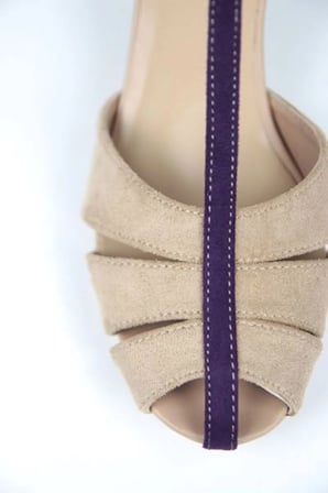 Homestead Liora Satin Vizon Süet 6 cm Kadın Topuklu Ayakkabı