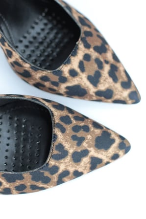 Homestead Serena Vogue Leopar-Cilt 8 cm Kadın Topuklu Ayakkabı