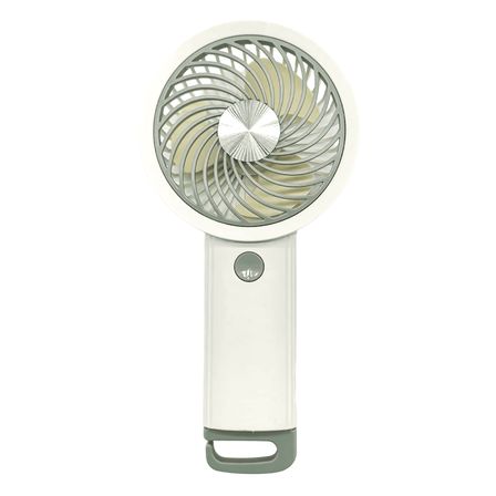 FENY FN-F35 BEYAZ-YEŞİL 3 Kademeli Hız Kancalı Elde Kullanım Dahili 500mAh Bataryalı Type-C Şarj Girişli Vantilatör(1923)